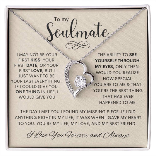 To My Soulmate | Forever Love Necklace